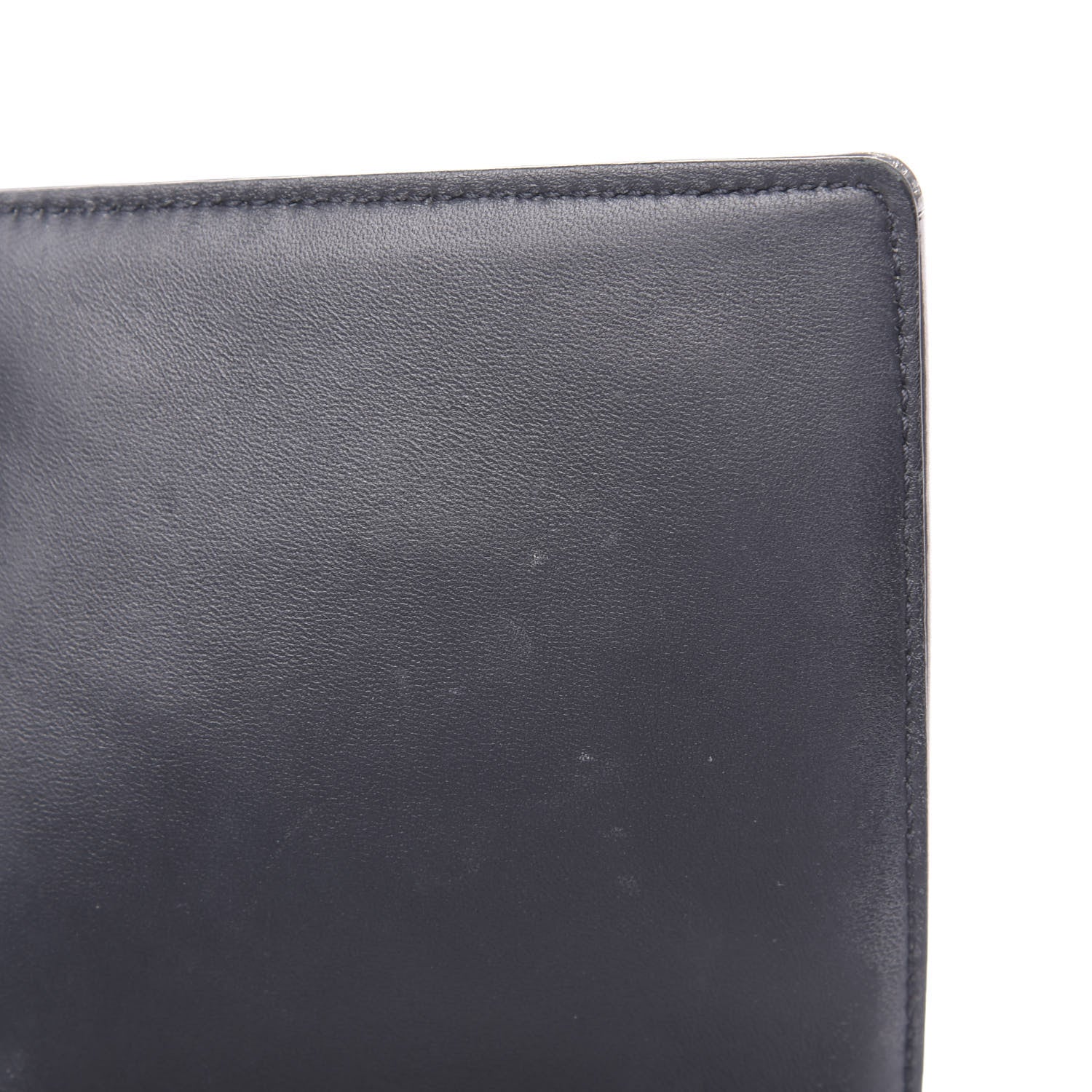 Christian Dior Metallic Patent Micro-Cannage Medium Diorama Flap Bag Silver 9 of 12