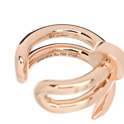 Cartier 18K Pink Gold Juste Un Clou Single Ear Jewel Cuff Earring 3 of 4
