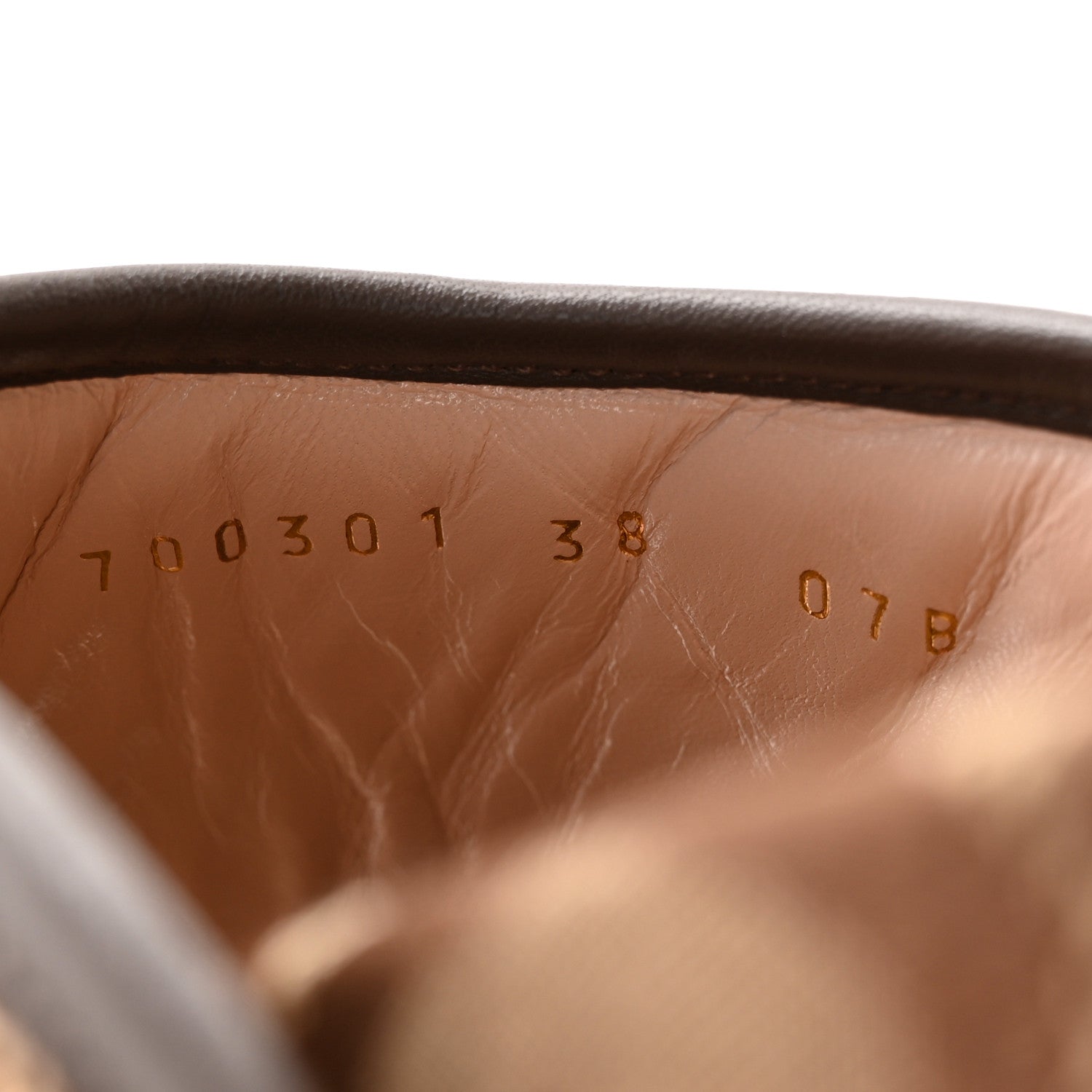 Gucci Monogram Jumbo GG Nappa Samoa Platform 40mm Slide Sandals 38 Camel Ebony New Acero 9 of 11