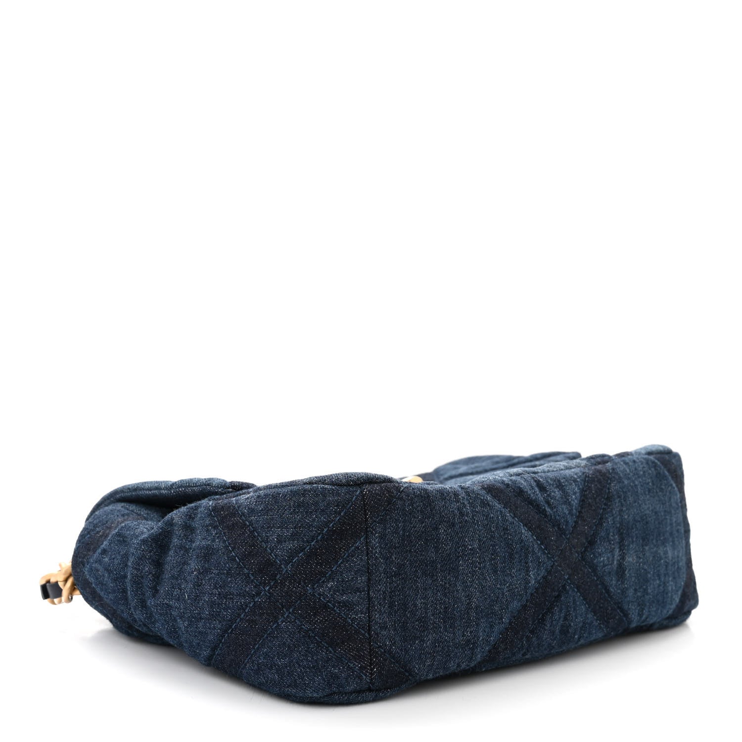 Chanel Denim Quilted Medium Chanel 19 Flap Blue 4 of 11