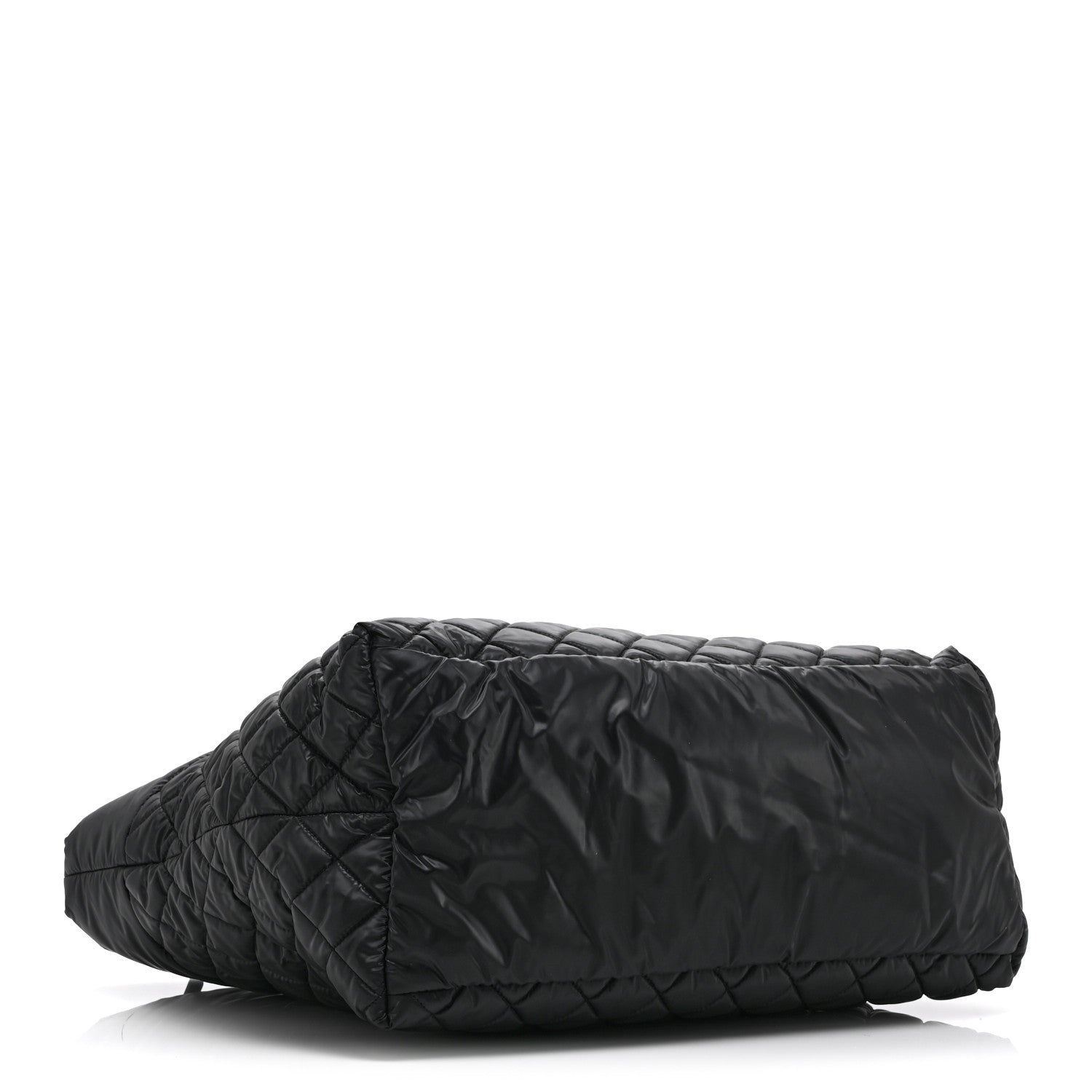 Chanel Nylon Quilted Large Coco Cocoon Tote Black 4 of 10