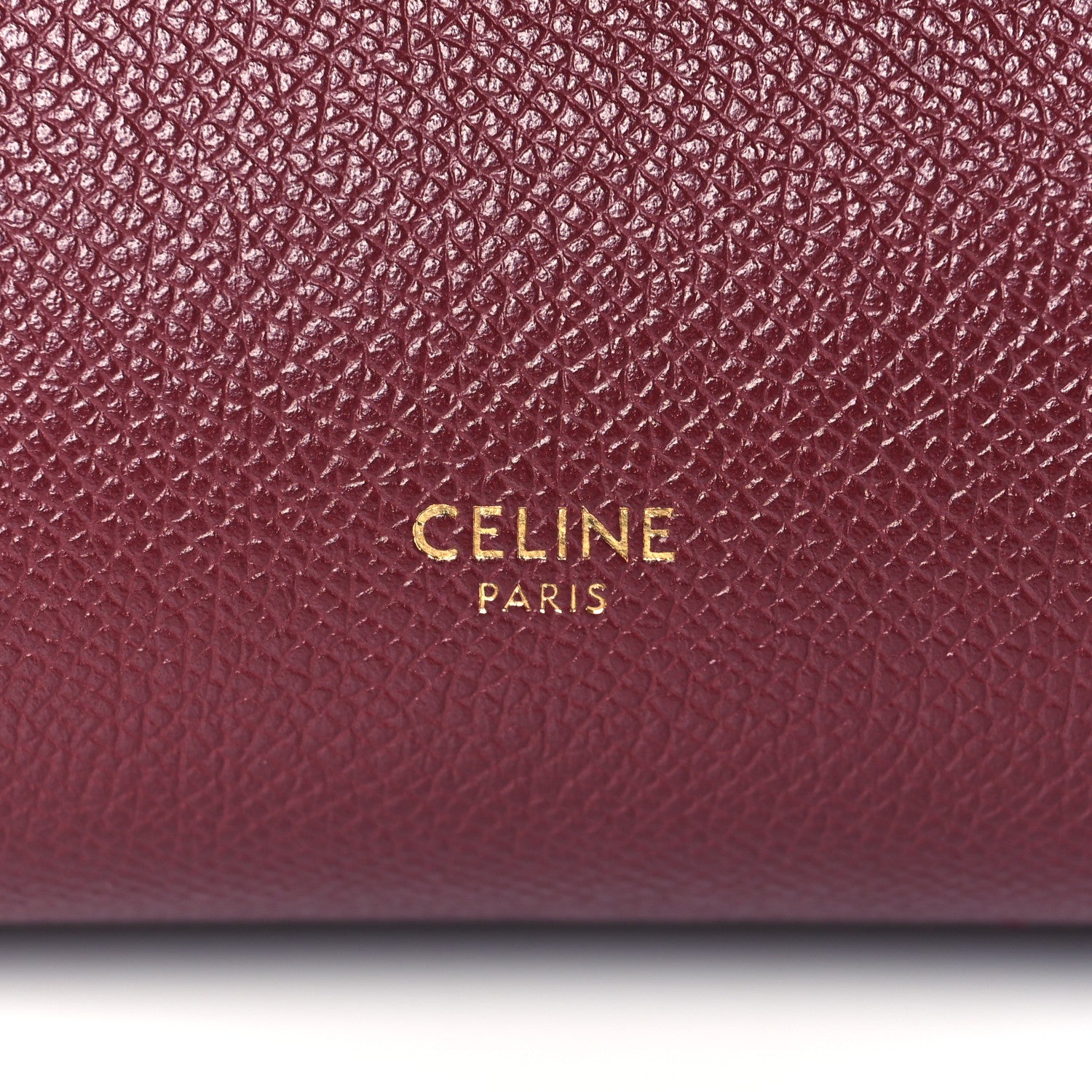 Celine Grained Calfskin Mini Belt Bag Plum 5 of 9
