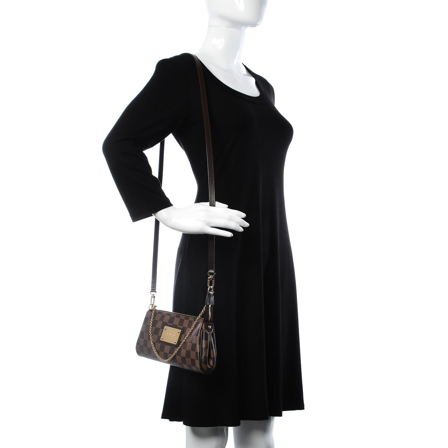 Damier Ebene Eva Clutch