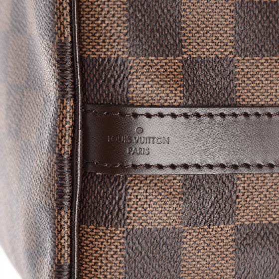 Louis Vuitton Damier Ebene Speedy Bandouliere 25 7 of 8