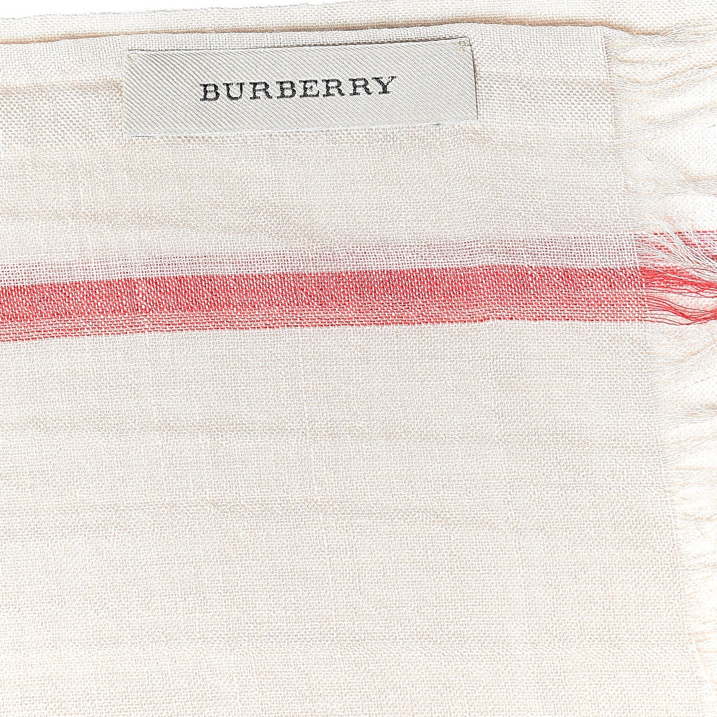 Wool Silk Gauze Giant Check Scarf Trench