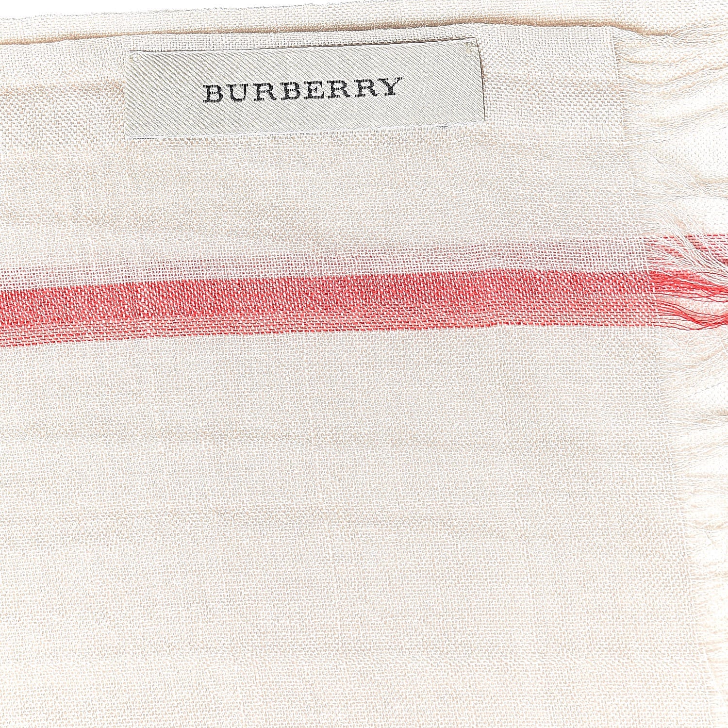 Burberry Wool Silk Gauze Giant Check Scarf Trench 4 of 4