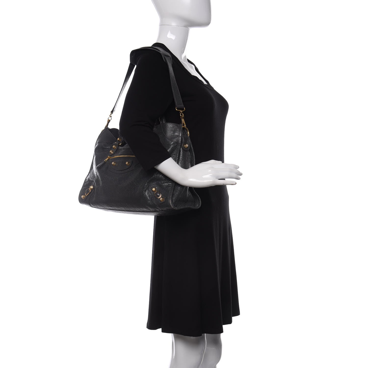 Balenciaga Agneau Giant 12 Gold Hardware City Gris Fossile 2 of 9