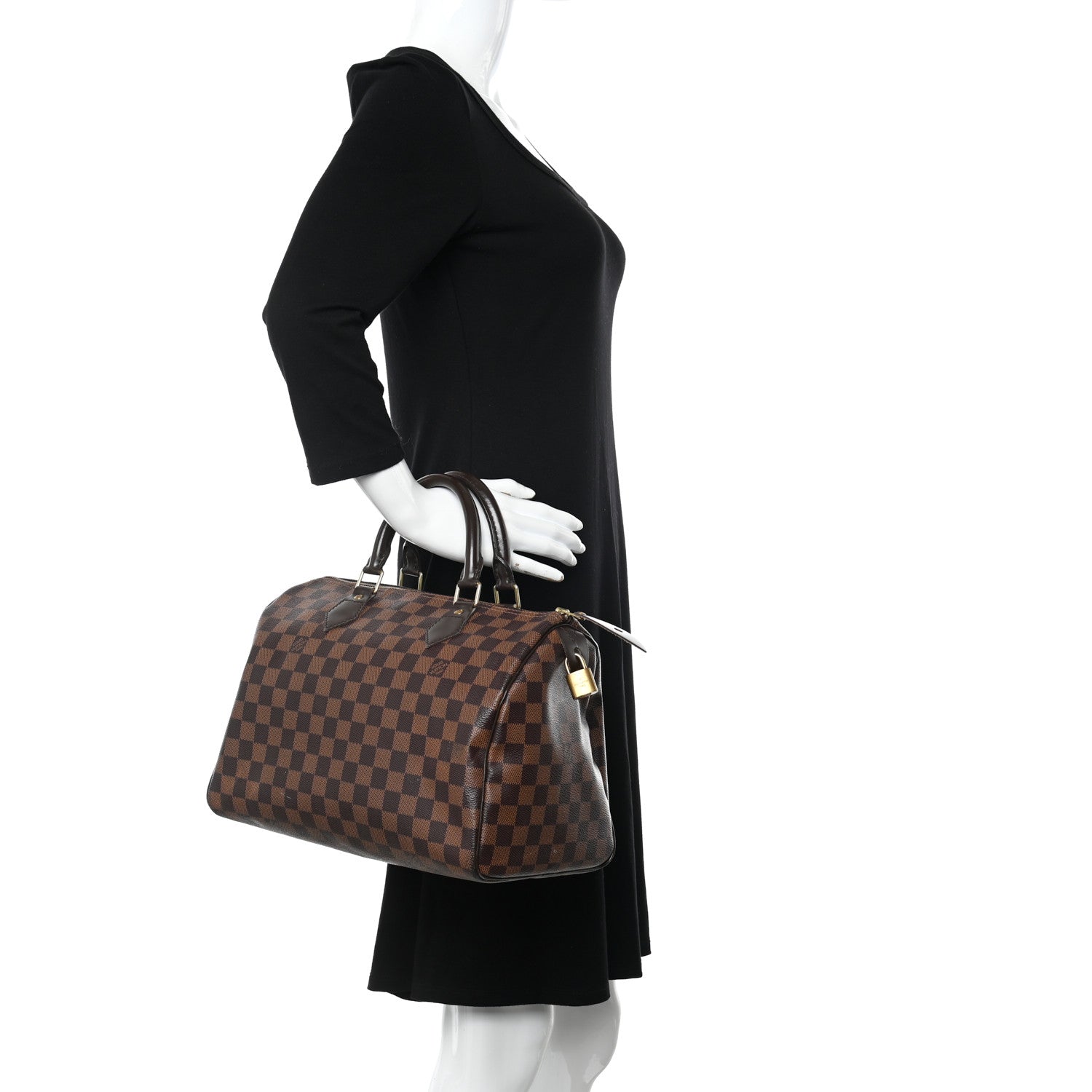 Louis Vuitton Damier Ebene Speedy 30 2 of 19