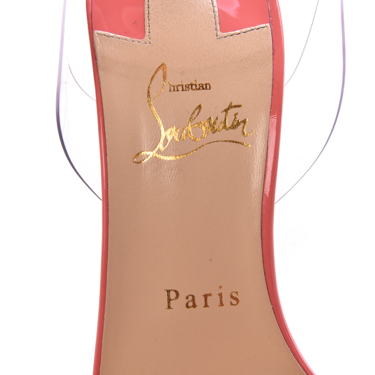 Christian Louboutin Shiny Nappa PVC Jonatina 100 Sandals 38 Pink 6 of 7