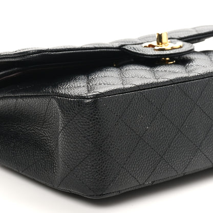 Chanel Caviar Quilted Small Double Flap Black 9 of 11