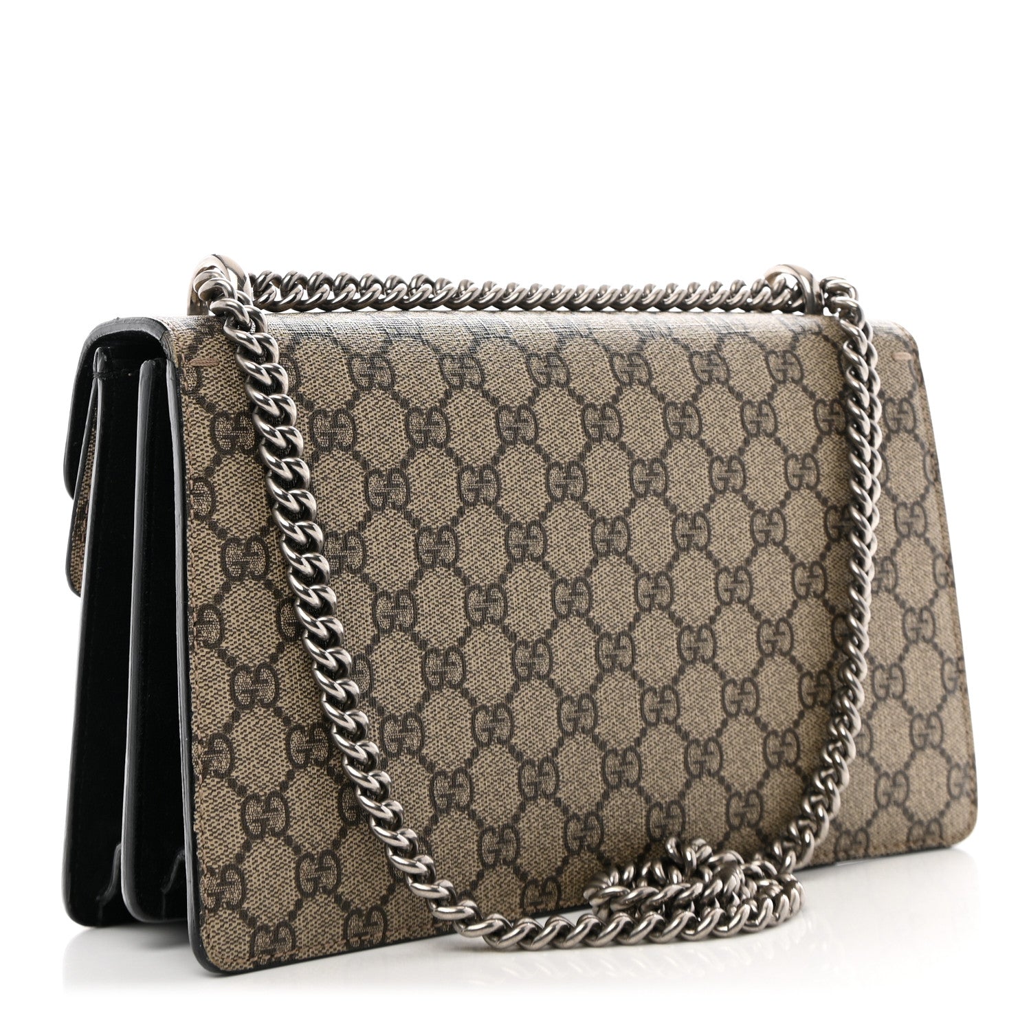 Gucci GG Supreme Monogram Small Dionysus Shoulder Bag Black 3 of 13