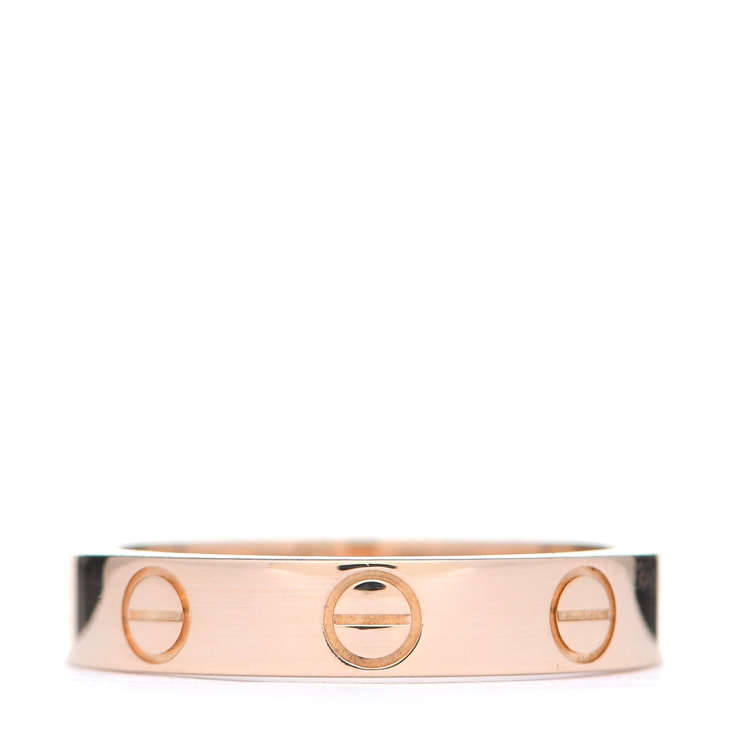Cartier 18K Pink Gold 3.5mm LOVE Wedding Band Ring 49 4.75 1 of 4