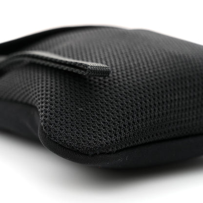 Prada Neoprene Mesh Sport Small Flat Messenger Bag Black 8 of 9