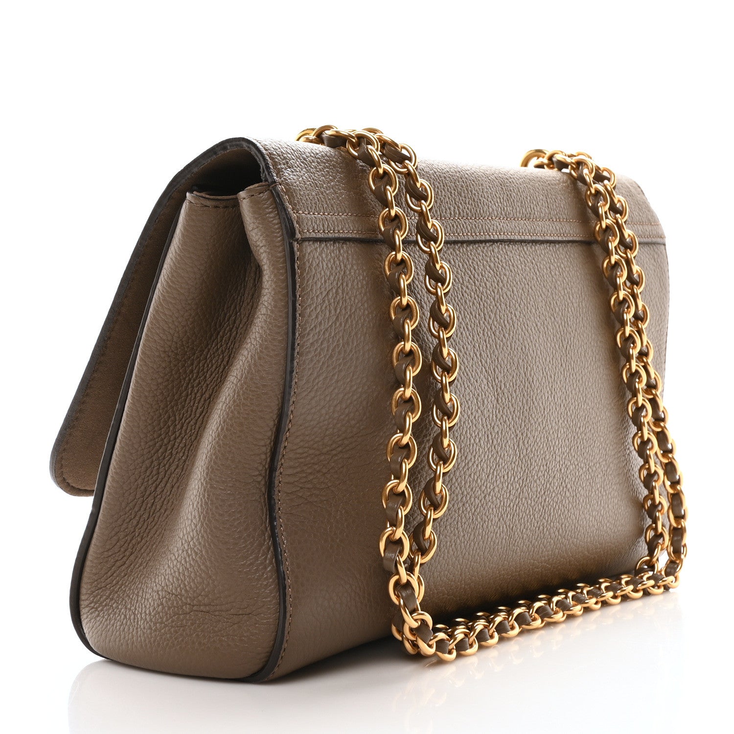 Mulberry Small Classic Grain Calfskin Medium Lily Flap Clay 3 of 10