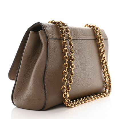 Mulberry Small Classic Grain Calfskin Medium Lily Flap Clay 3 of 10