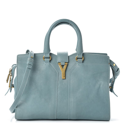 Saint Laurent Sheepskin Small Cabas ChYc Blue Glacier 1 of 22