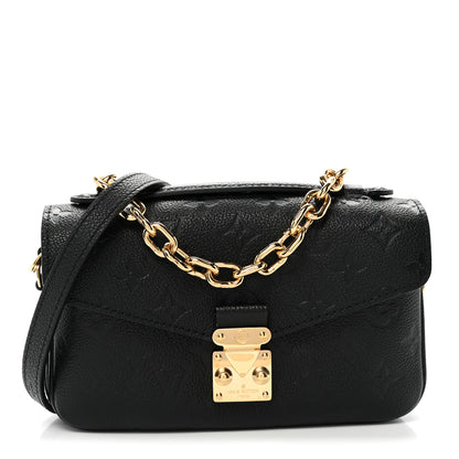 Louis Vuitton Empreinte Pochette Metis East West Black 1 of 9