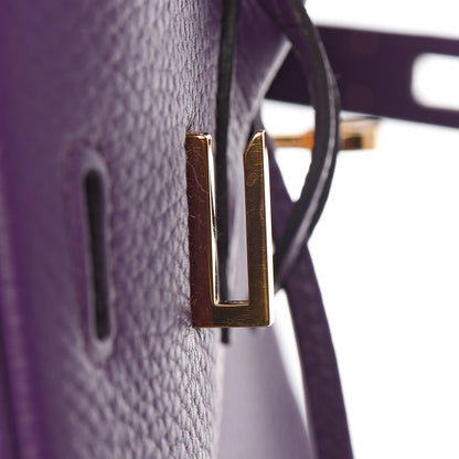 Hermes Togo Birkin 30 Ultraviolet 22 of 33