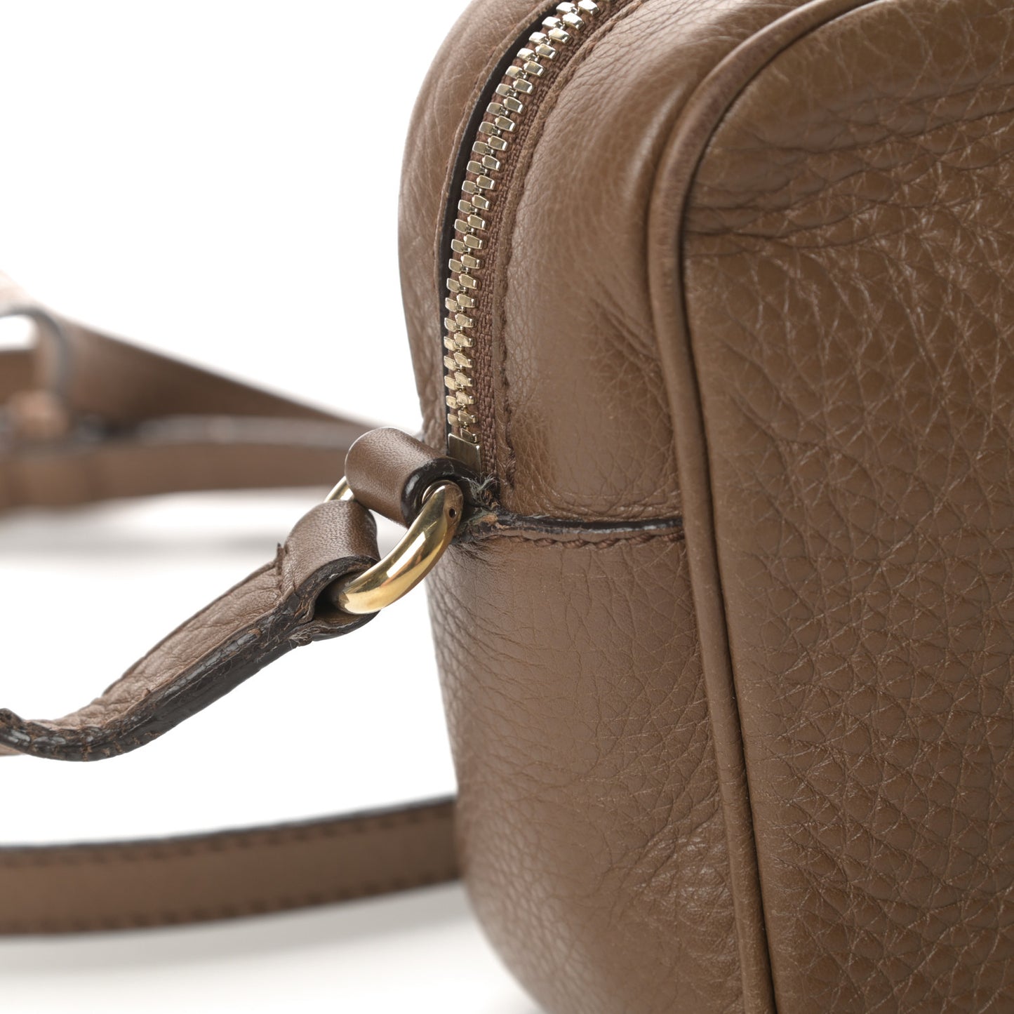Cellarius Calfskin Small Soho Disco Bag Acero