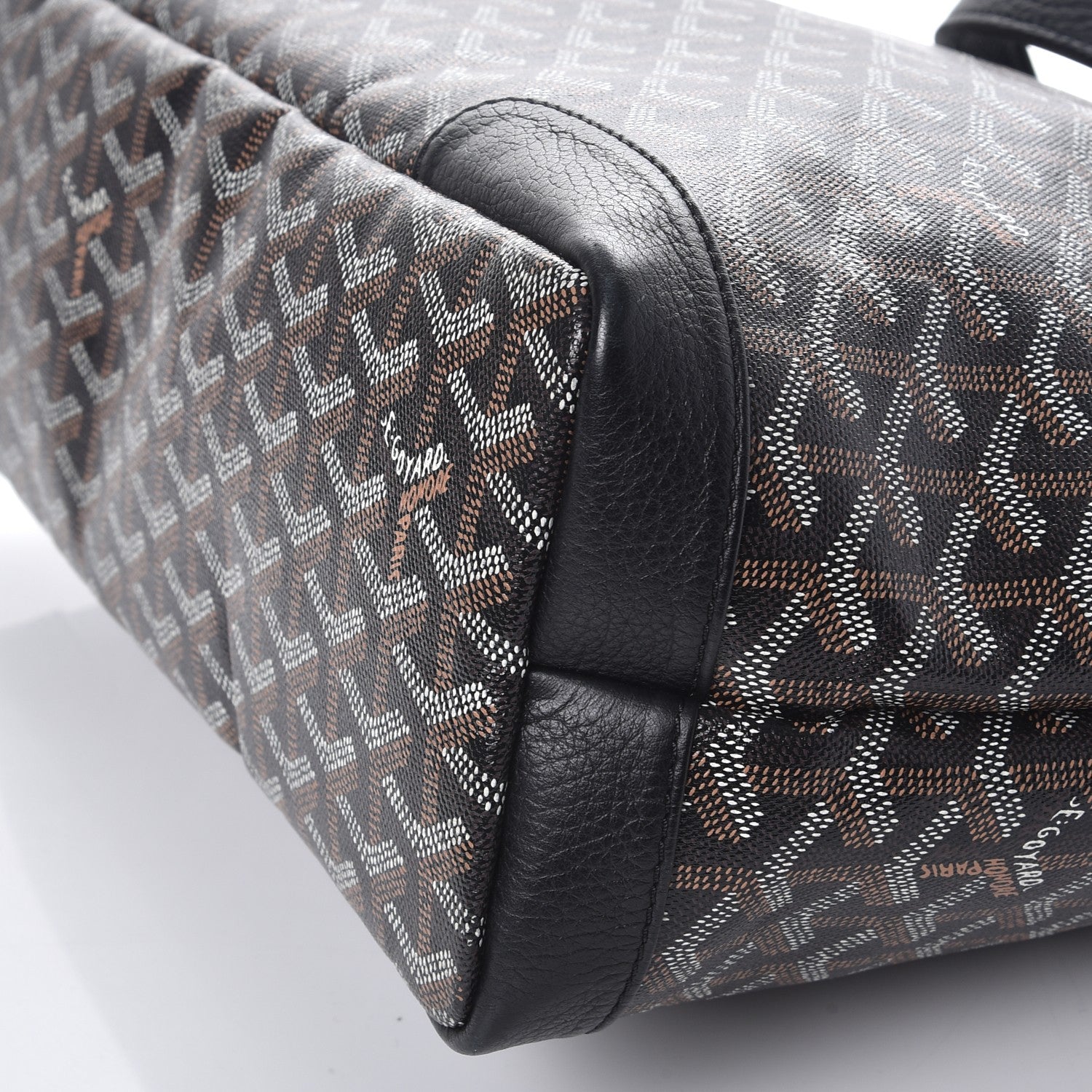 Goyard Goyardine Grenadines Hobo Black 9 of 9