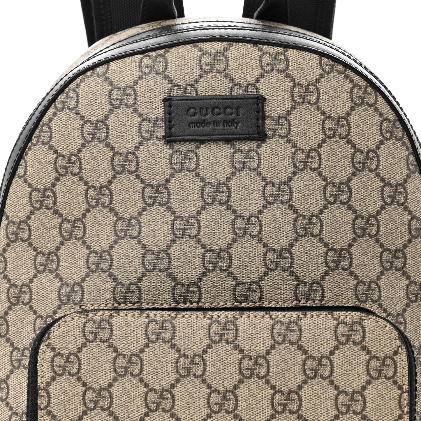 GG Supreme Monogram Small Eden Day Backpack Black