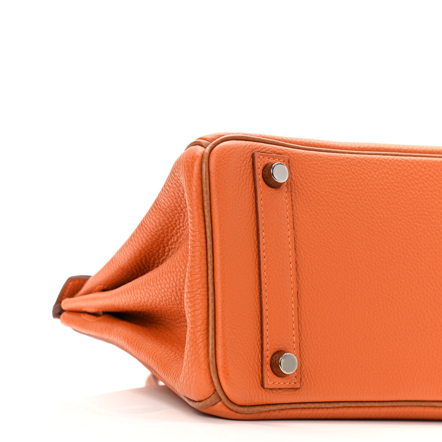 Hermes Togo Verso Birkin 25 Potiron Fauve 9 of 11