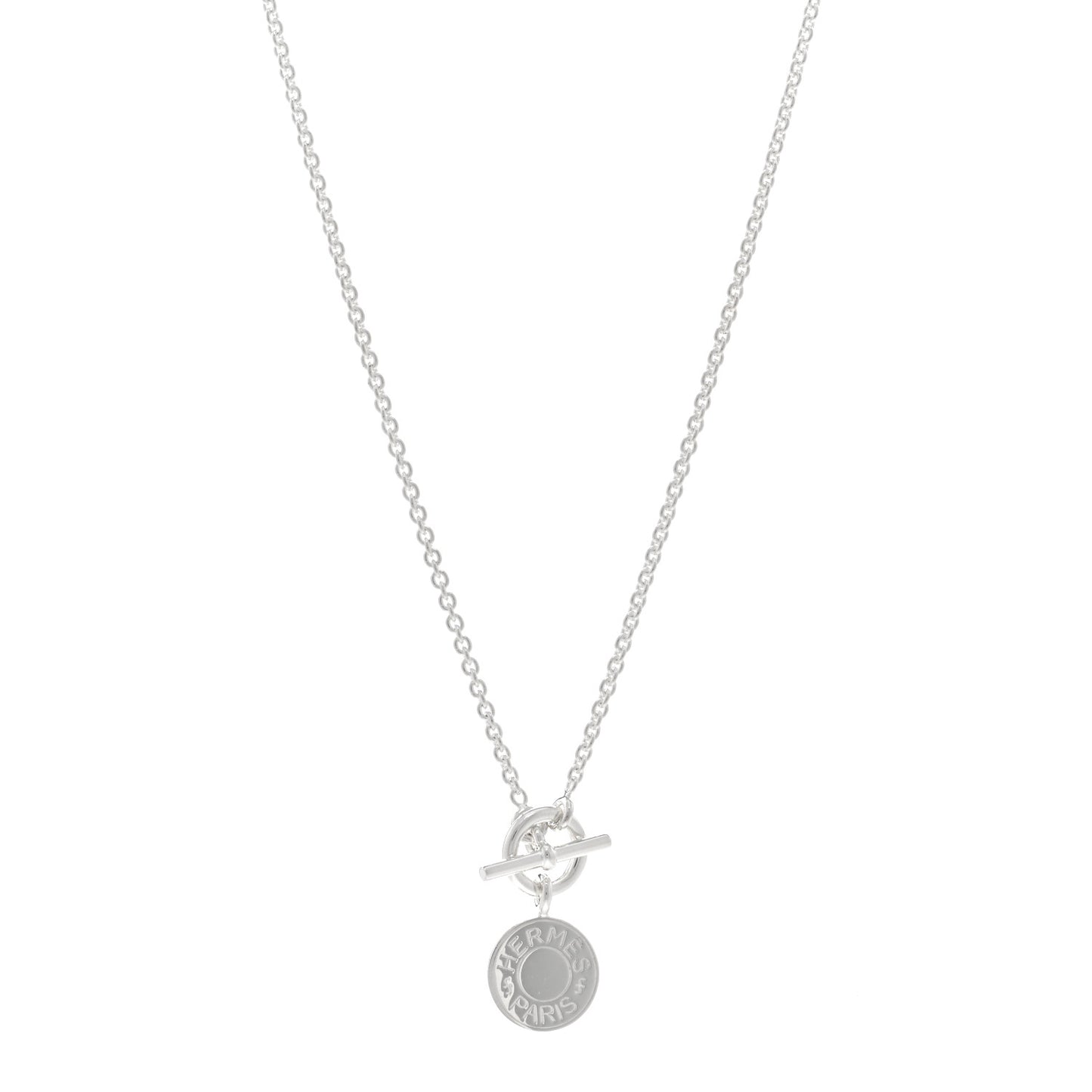 Sterling Silver Amulettes H Confettis Pendant Necklace