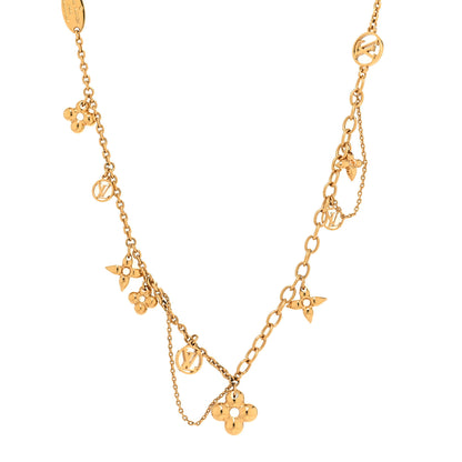 Louis Vuitton Metal Blooming Supple Necklace Gold 1 of 6
