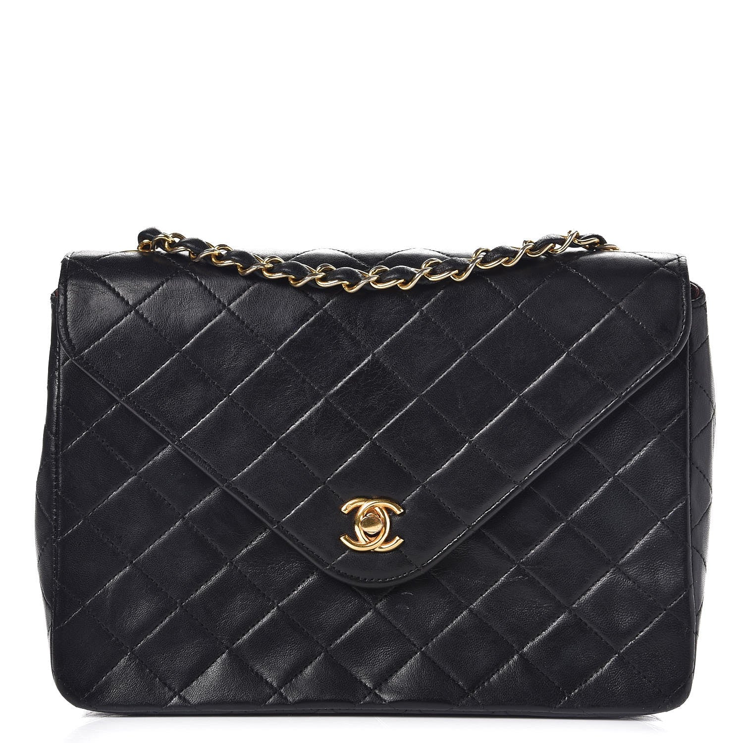 Chanel Lambskin Small Single Flap Black 1 of 7