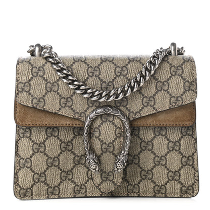 Gucci GG Supreme Monogram Mini Dionysus Shoulder Bag Taupe 1 of 11