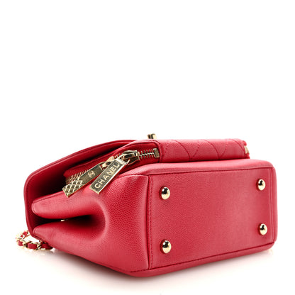 Chanel Caviar Quilted Small Business Affinity Flap Pink 4 of 9