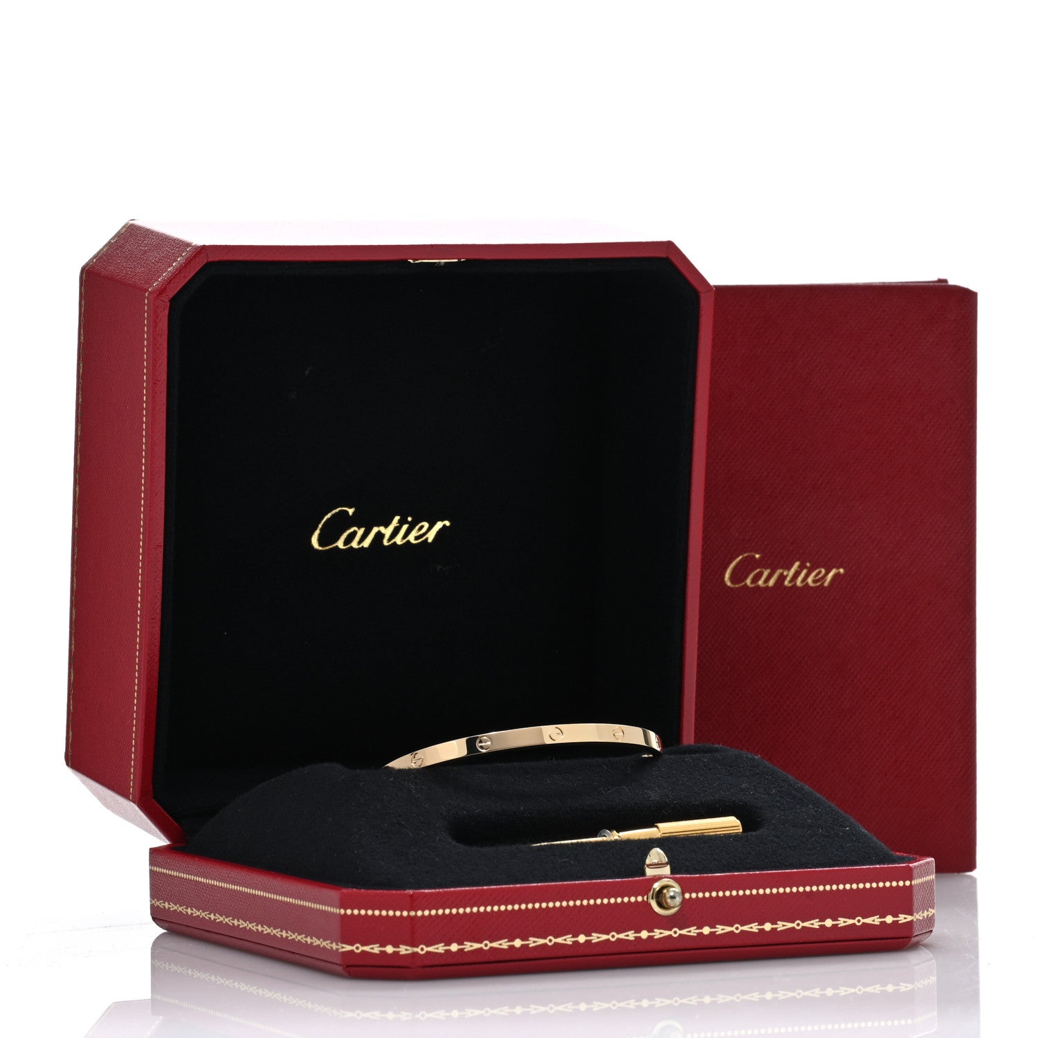 Cartier 18K Yellow Gold Small LOVE Bracelet 16 5 of 5