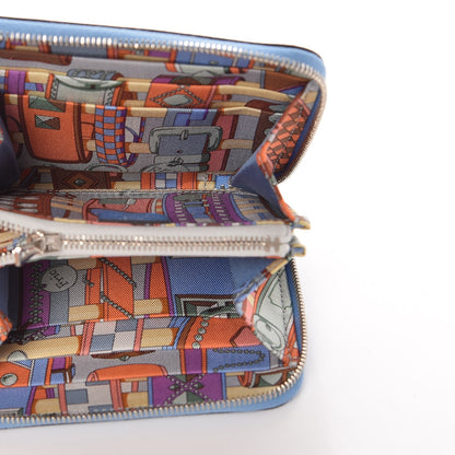 Hermes Epsom Silk'In Compact Wallet Bleu Paradis 5 of 7