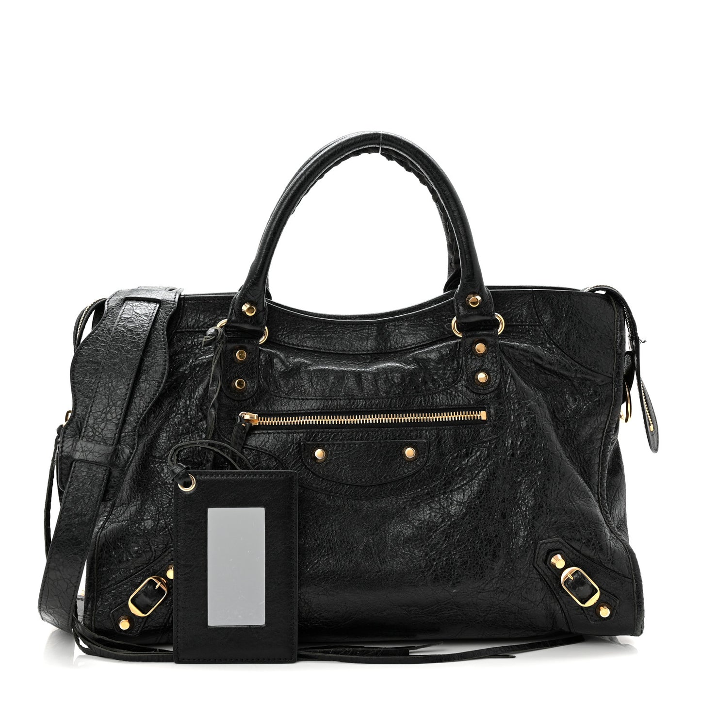 Agneau Classic Gold Hardware City Black