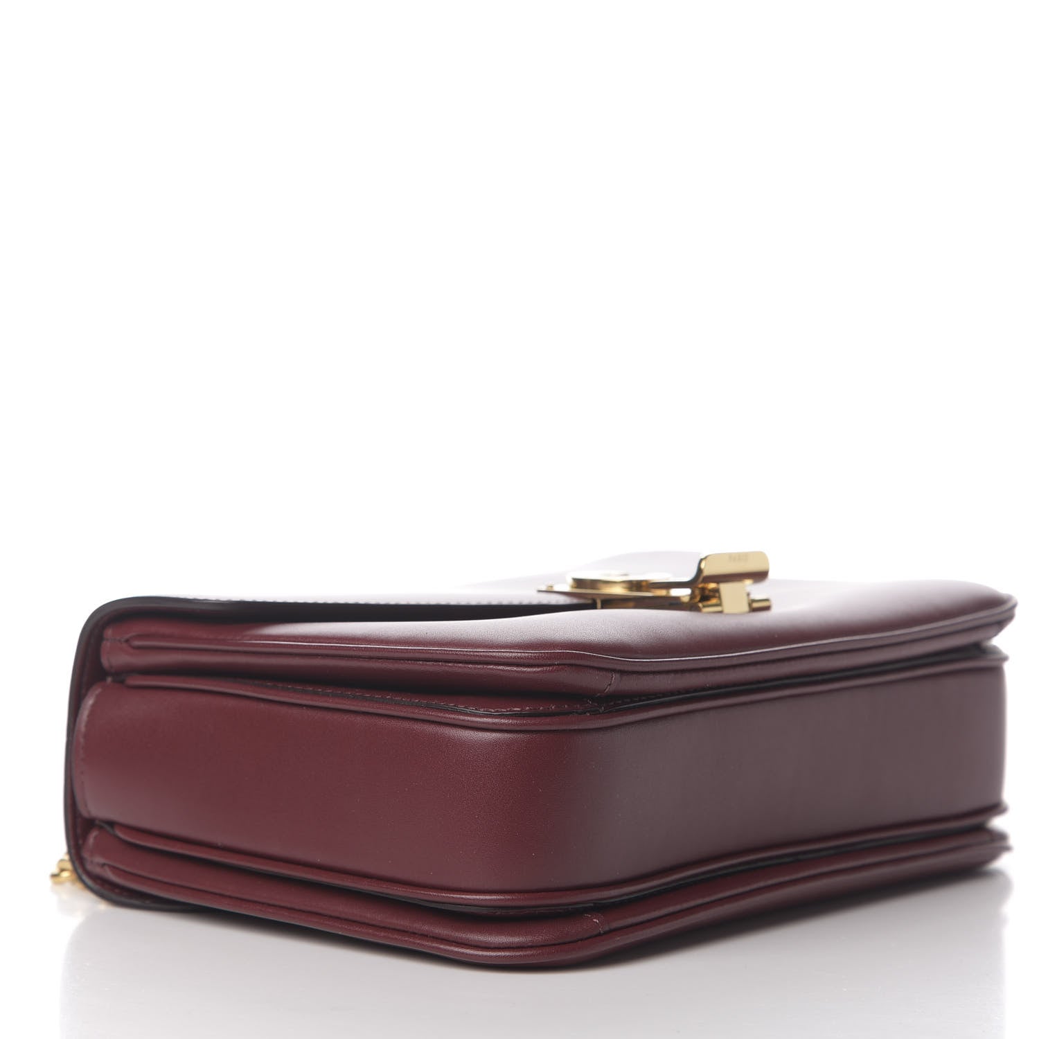 Celine Shiny Calfskin Medium C Bag Light Burgundy 3 of 8