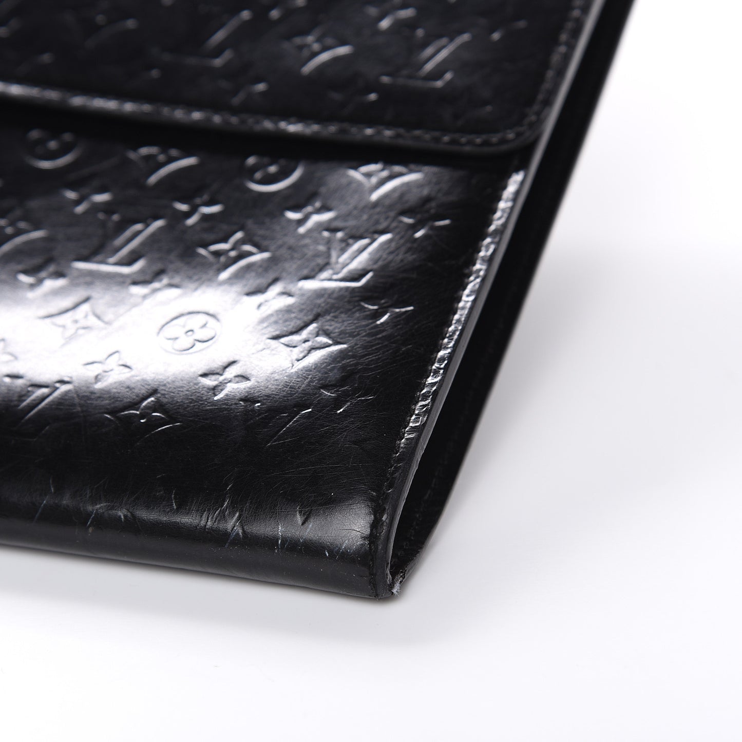 Monogram Glace Anouchka Pochette GM Black