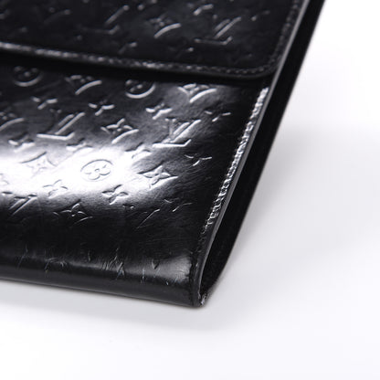 Louis Vuitton Monogram Glace Anouchka Pochette GM Black 8 of 19