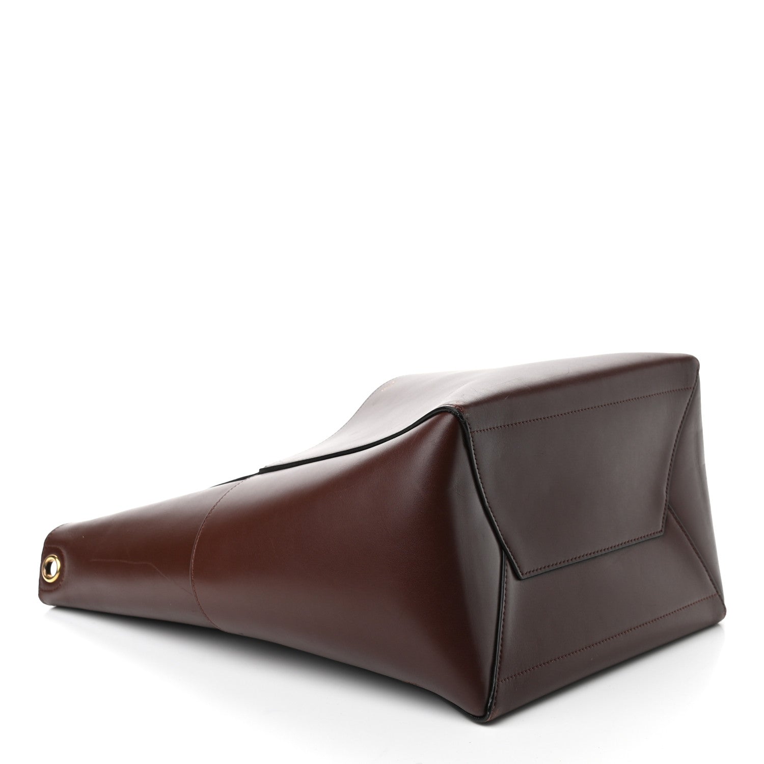 Celine Natural Calfskin Sangle Bucket Bag Dark Brown 4 of 8