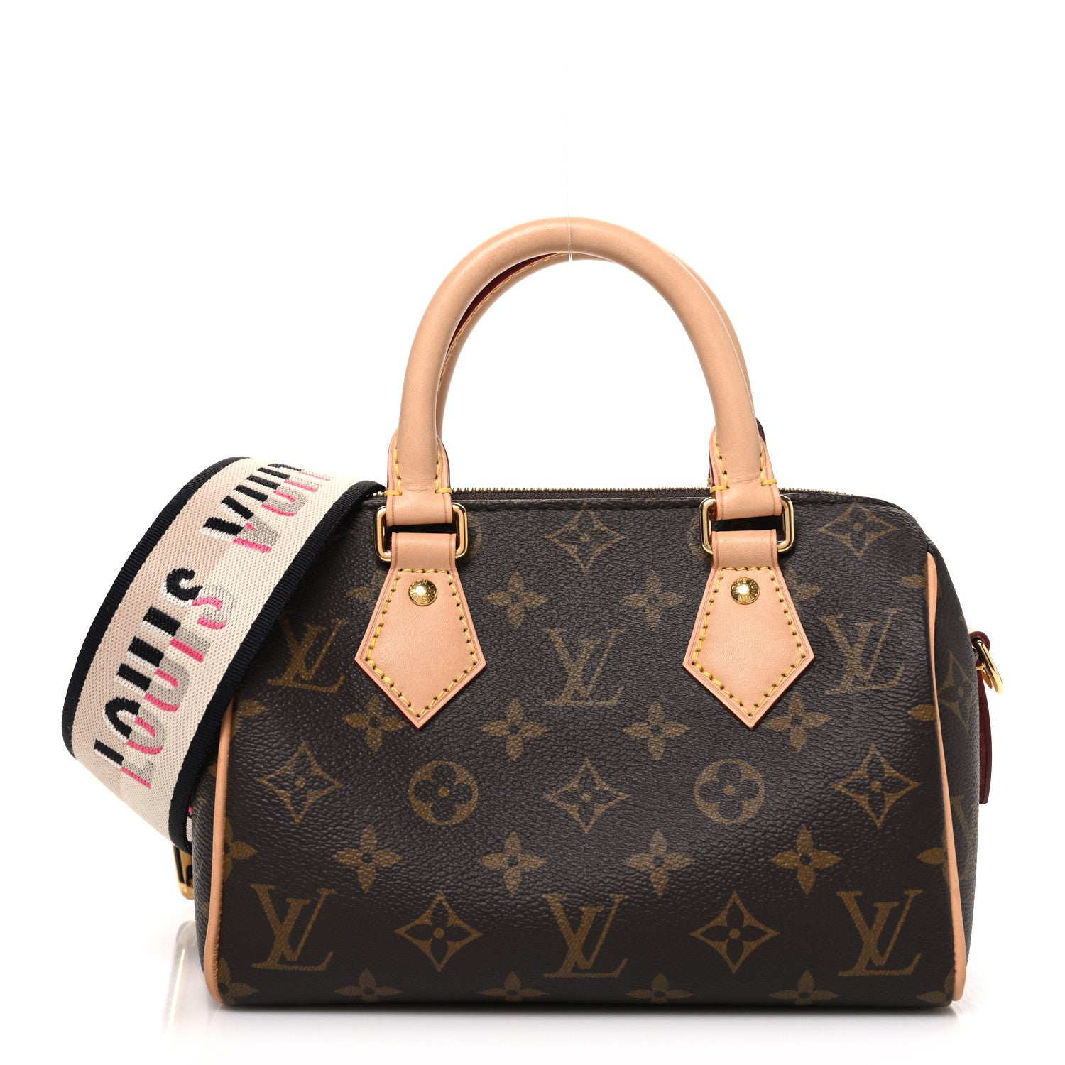Louis Vuitton Monogram Speedy Bandouliere 20 Black 1 of 9