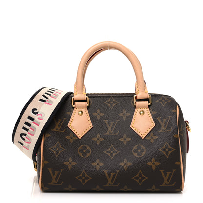 Louis Vuitton Monogram Speedy Bandouliere 20 Black 1 of 9
