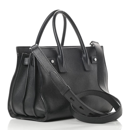Saint Laurent Grained Calfskin Baby Sac De Jour Souple Black 3 of 16