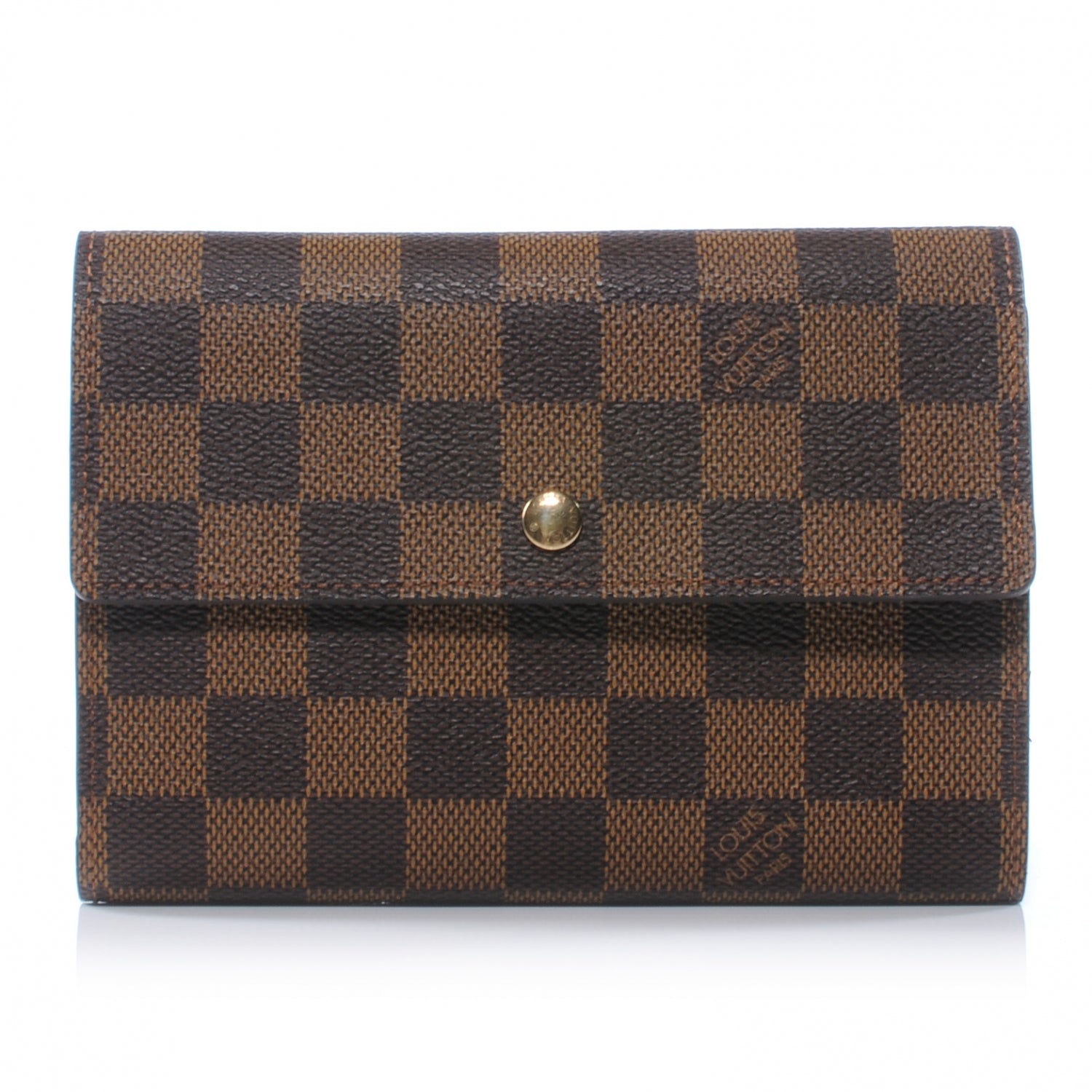 Louis Vuitton Damier Ebene Porte Tresor Etui Papier Wallet 1 of 7