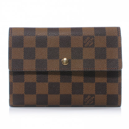 Louis Vuitton Damier Ebene Porte Tresor Etui Papier Wallet 1 of 7