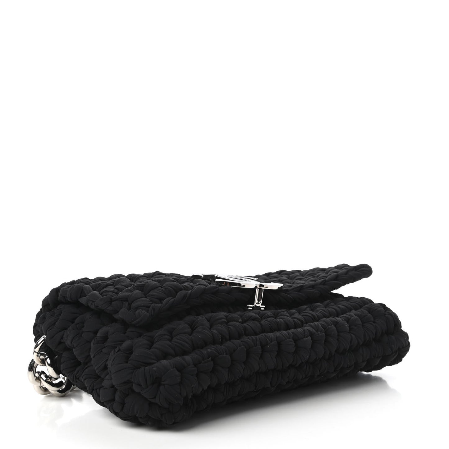 Crochet Fancy Single Flap Black
