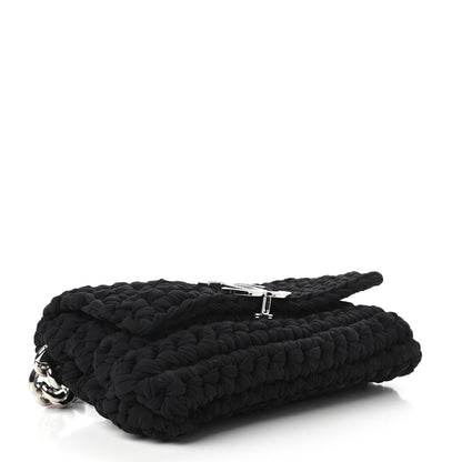 Chanel Crochet Fancy Single Flap Black 4 of 11
