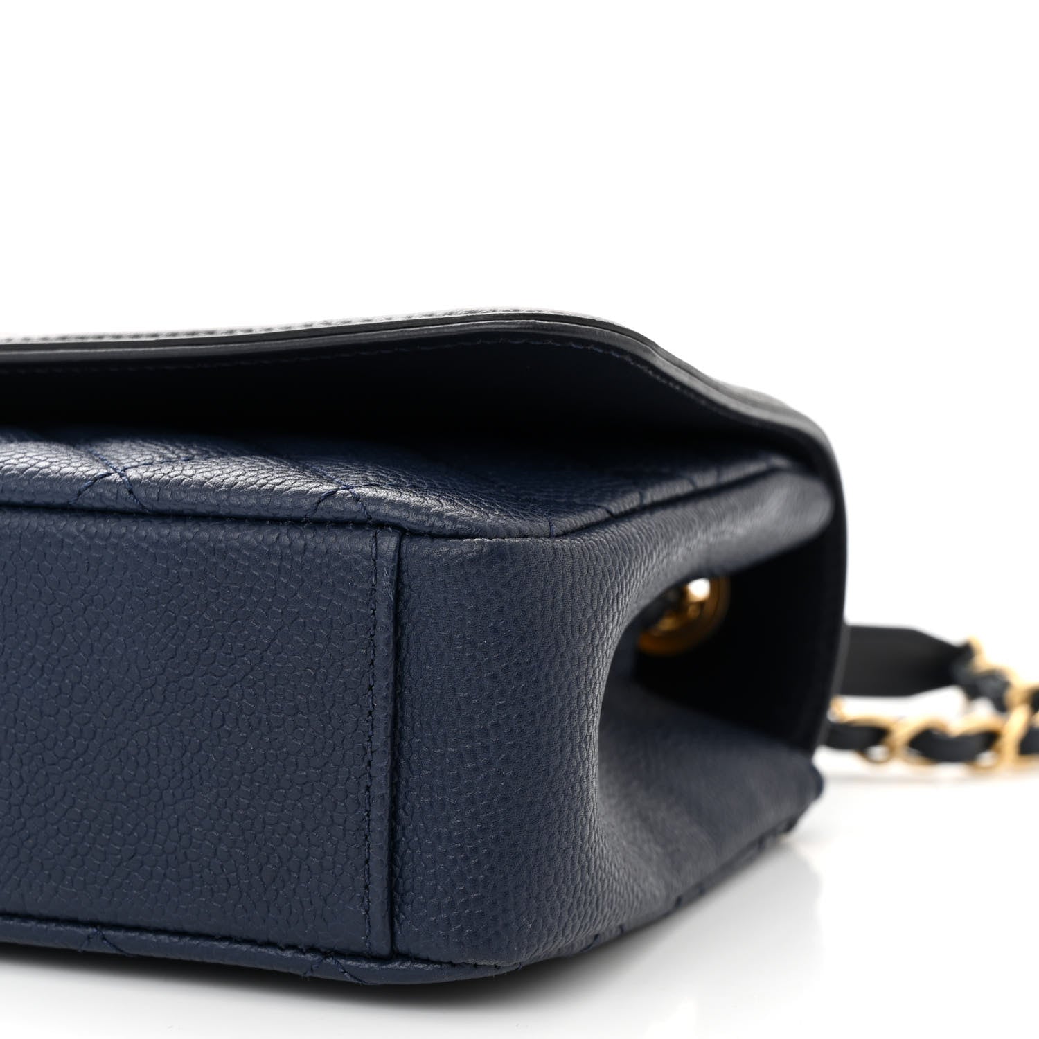 Chanel Caviar Quilted Medium CC Filigree Flap Navy Black 10 of 10