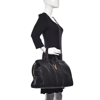 Saint Laurent Sheepskin Large Cabas ChYc Black 2 of 10