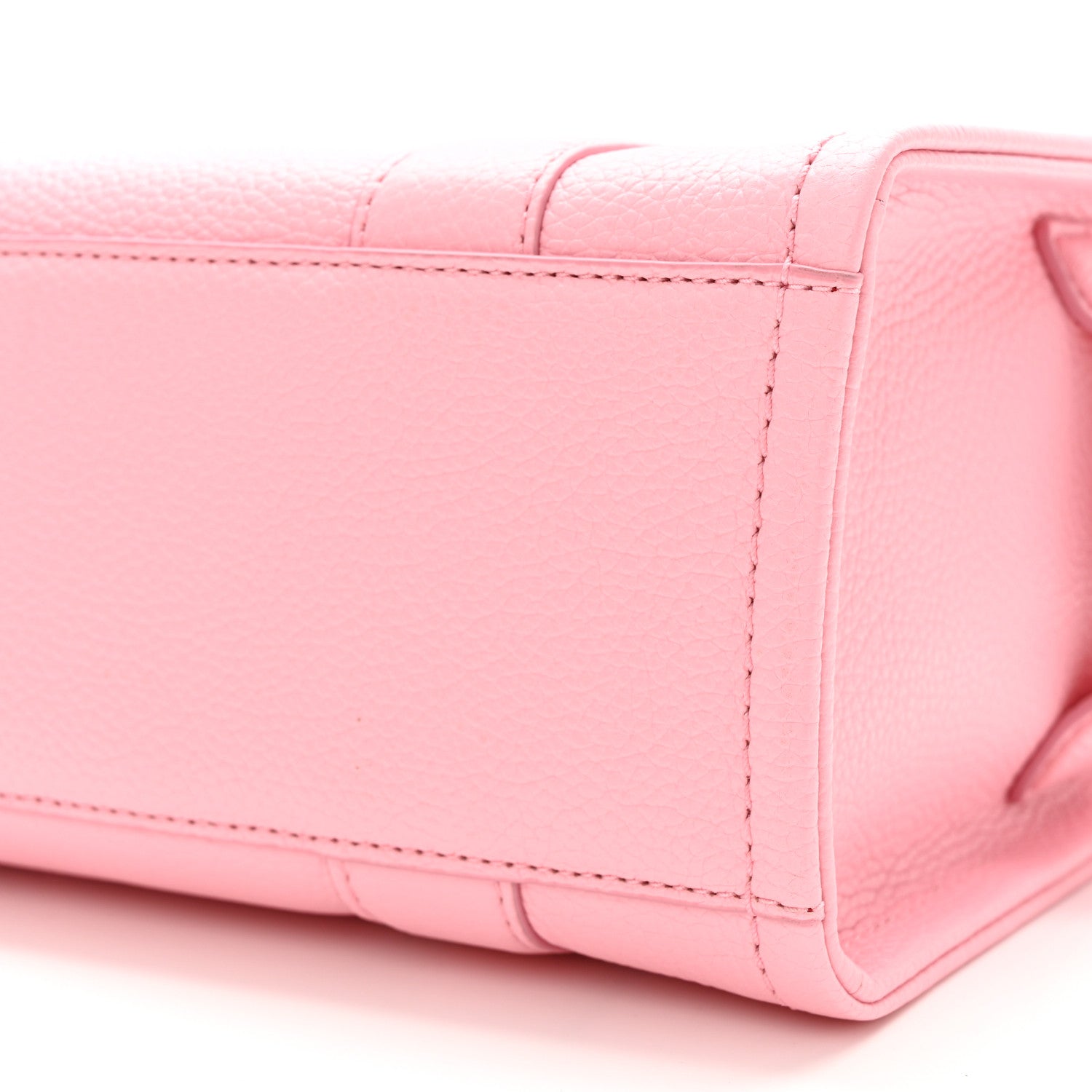 Marc Jacobs MARC JACOBS Grained Calfskin Small The Tote Bag Ribbon Pink 10 of 11
