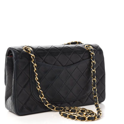 Chanel Lambskin Quilted Small Double Flap Black 4 of 11
