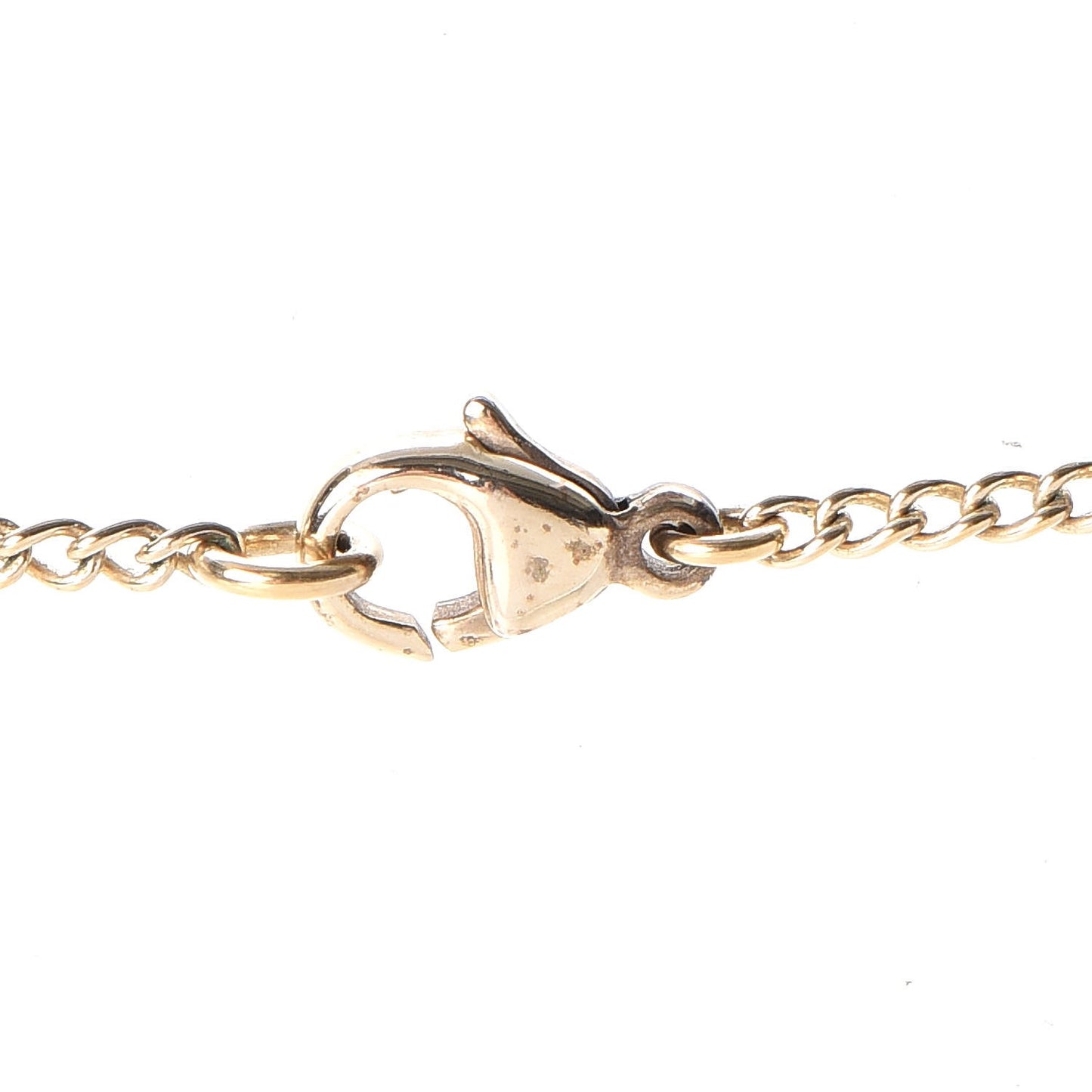 Crystal CC Tweed Necklace Gold